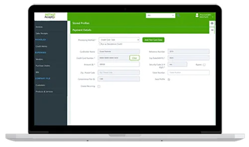 Screenshot of payment transactions with Instant Accept